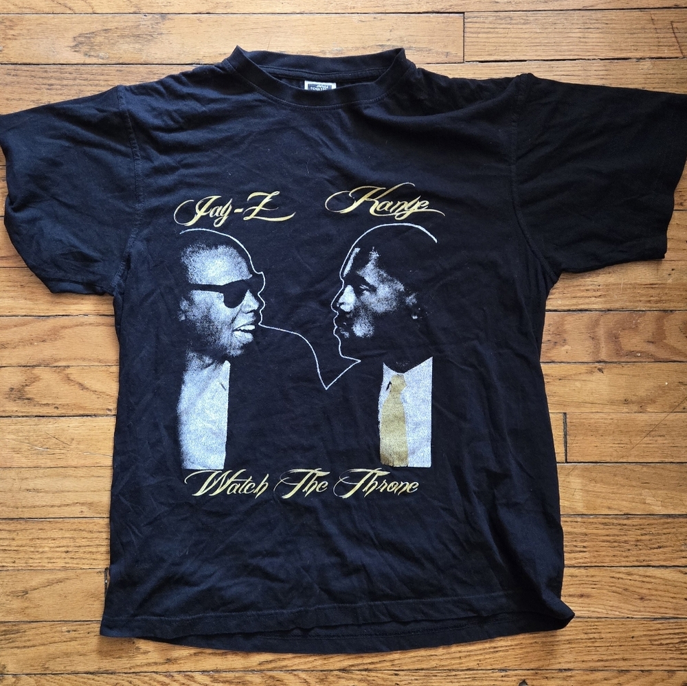 2011 Watch the Throne Tour Yeezy Jay-Z Tour M Shirt